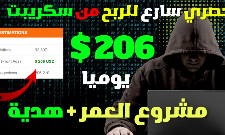 سارع لربح 200 دولار كل يوم سكريبت | الربح من الانترنت بدون راس مال