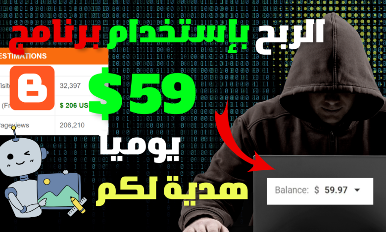 ربح أرباح قوية 50 $ يوميا و الحصول على القبول من ادسنس بإستخدام برنامج